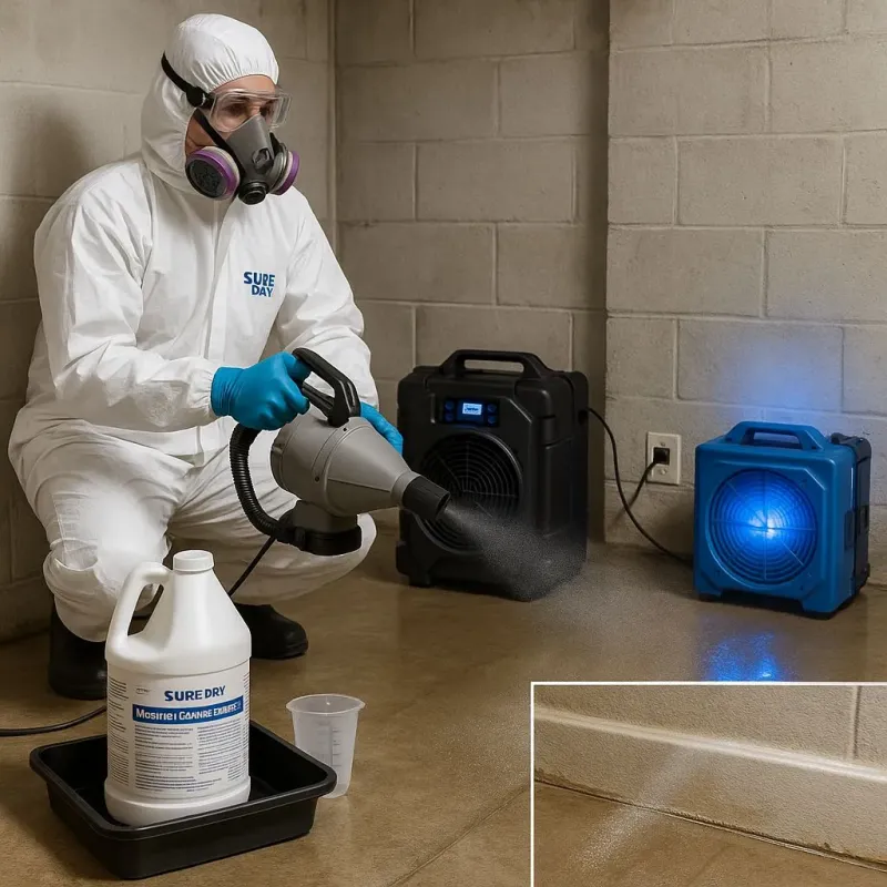 Sanitization and Odor Removal process in Brownsville, LA