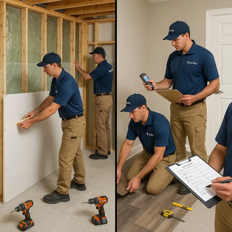 Repairs and Reconstruction process in Brownsville, LA