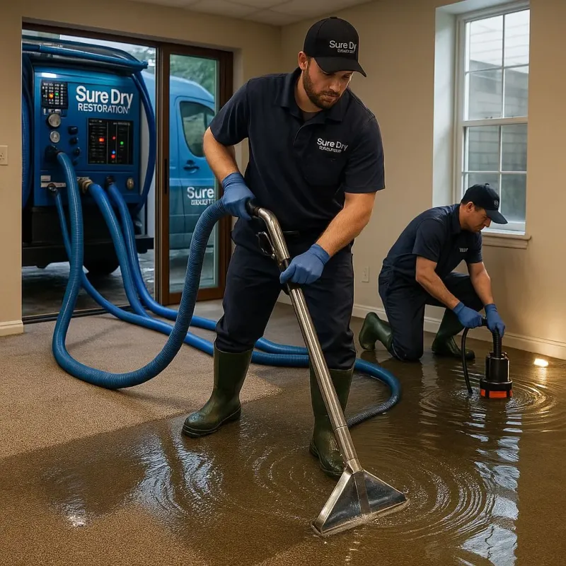 Water Extraction and Removal process in Brownsville, LA